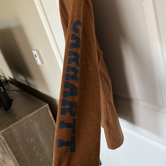 Carhartt Men’s Loose Fit Logo Long Sleeve. - Picture 4 of 11